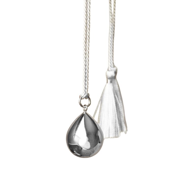 Bola | Zwangerschapsbelletje Satin Drop Silver