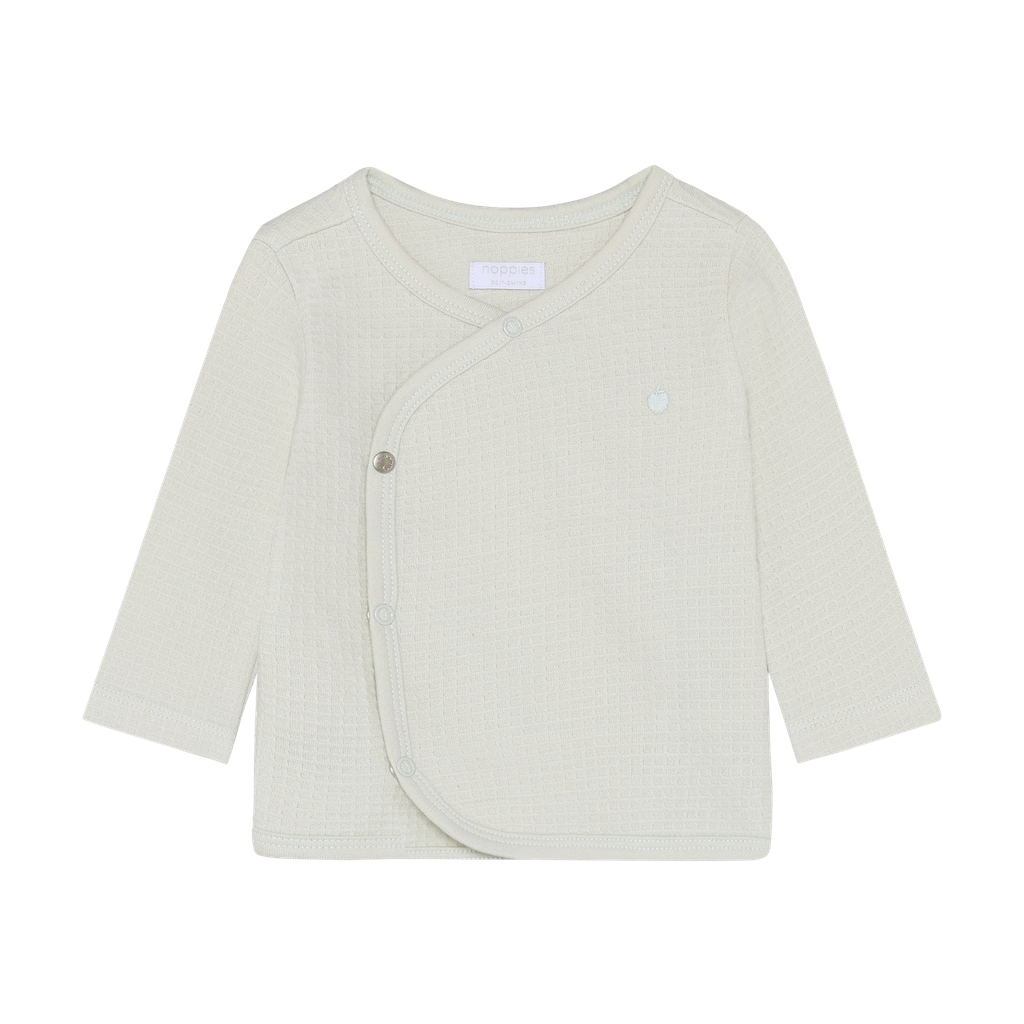 Noppies | T-shirt Uni Overslag Longsleeve Green Tint