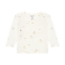 Noppies | T-shirt Uni Overslag Longsleeve Egret
