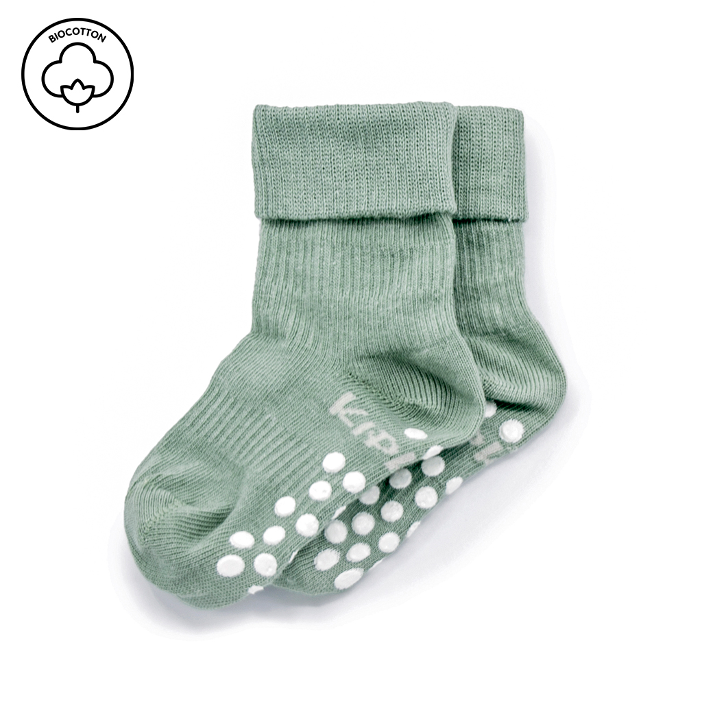 Kipkep | Kousen Stay On Antislip Pale Green