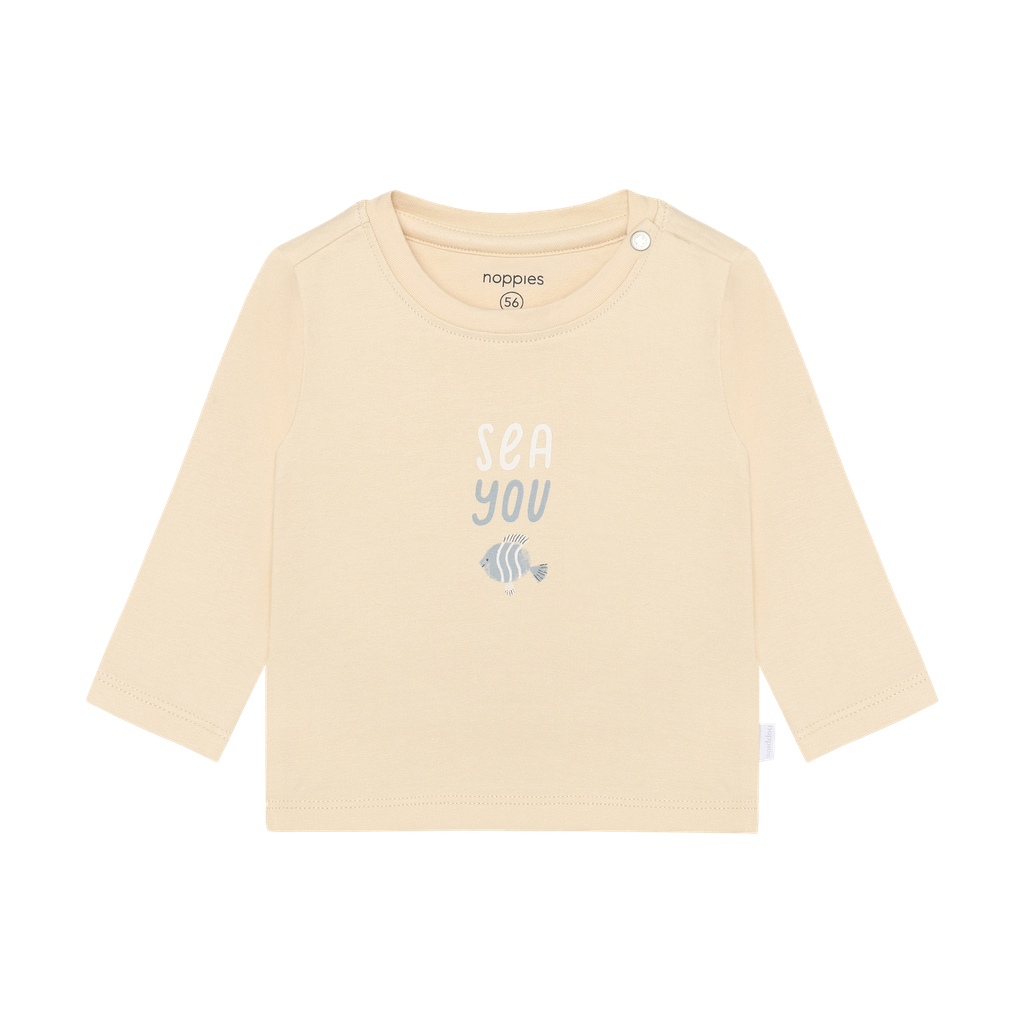 Noppies | T-shirt Uni Longsleeve Wood Ash