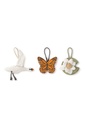 Lorena Canals | Speeltjes Vr Speelboog Set Of 3 Rattle Toy Hangers Swan