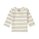 Laessig | T-Shirt Longsleeve Striped Granite Green