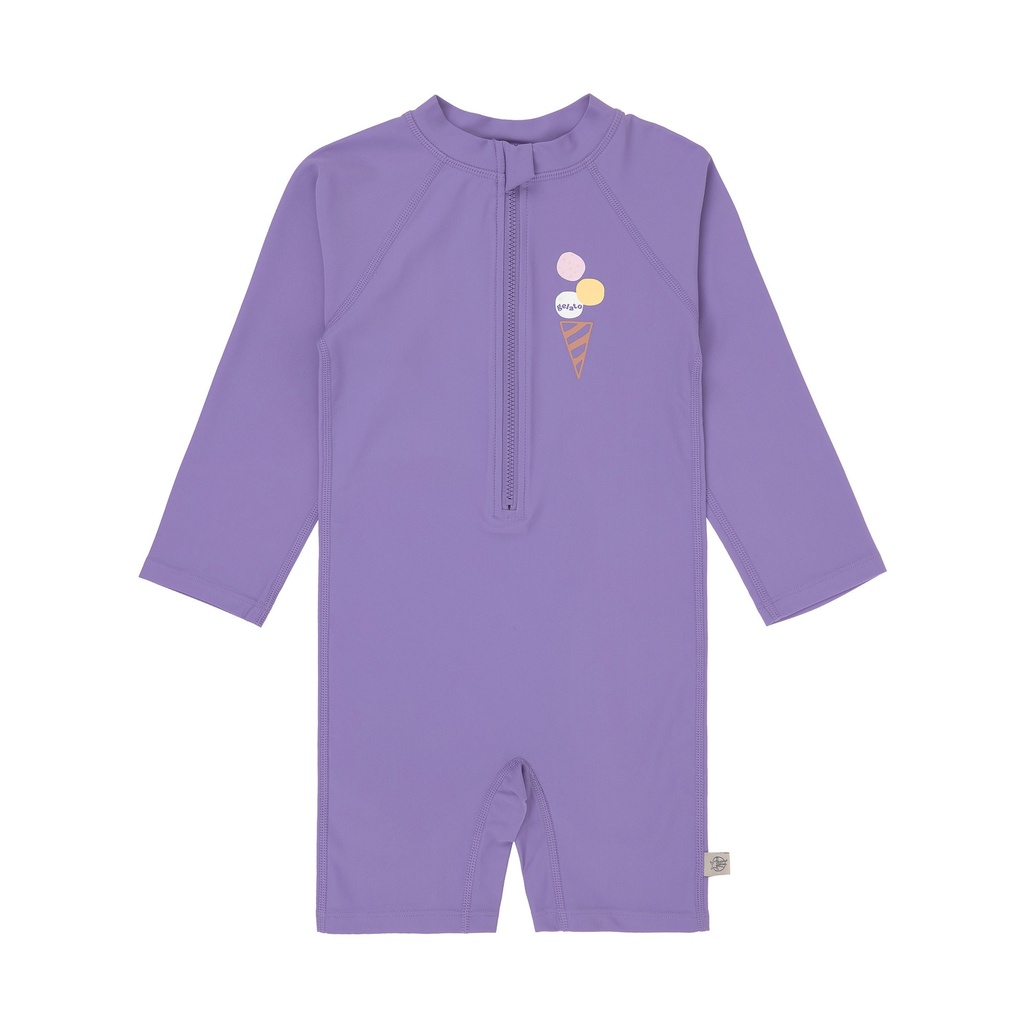 Laessig | Zwempak Sunsuit Longsleeve Ice Cream Purple