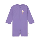 Laessig | Zwempak Sunsuit Longsleeve Ice Cream Purple