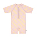 Laessig | Zwempak Sunsuit Checkerboard Pale Pink/Yellow