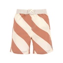Laessig | Zwemshort Stripes Clay/Sea Salt
