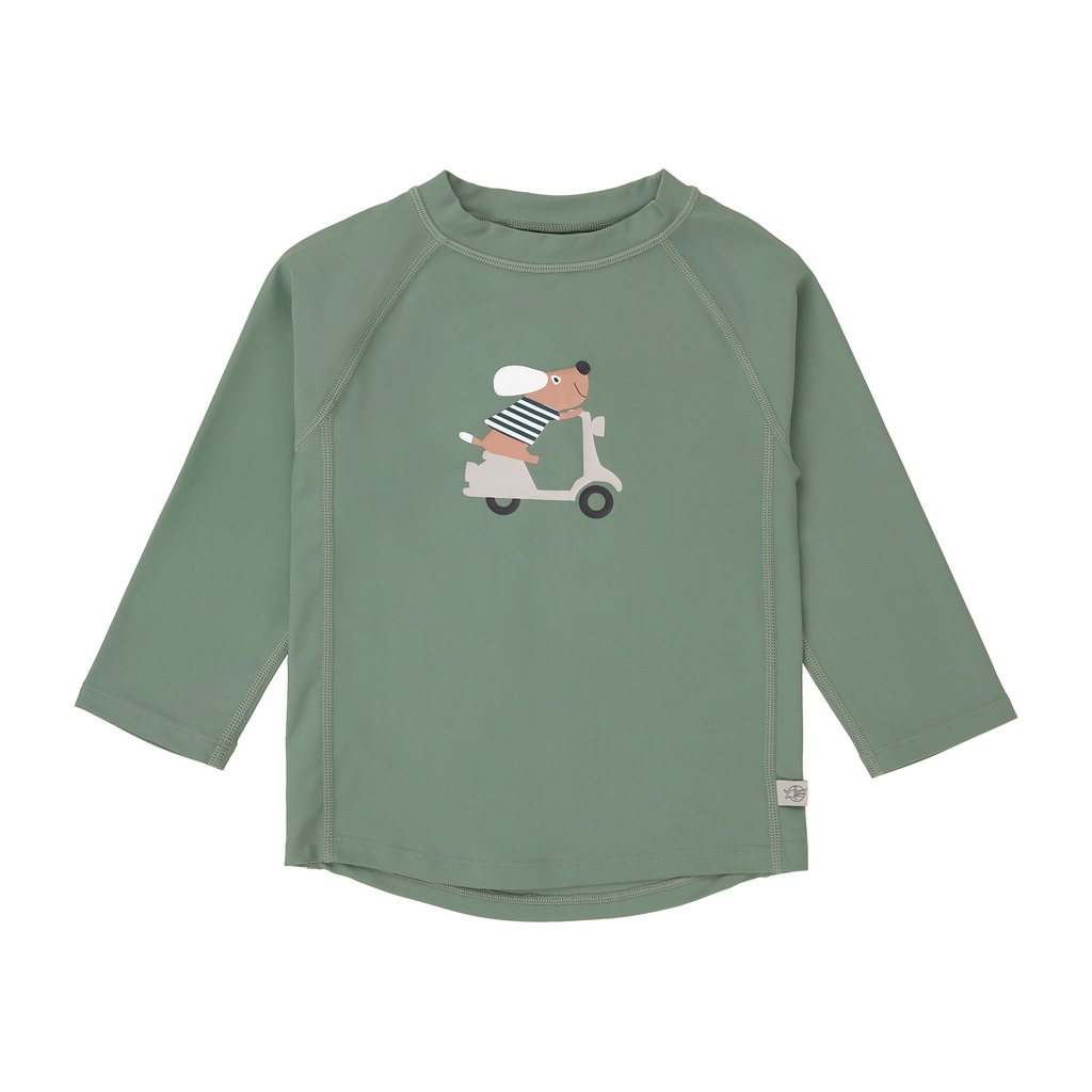 Laessig | Zwemshirt Longsleeve Rashguard Scooter/Dog Green