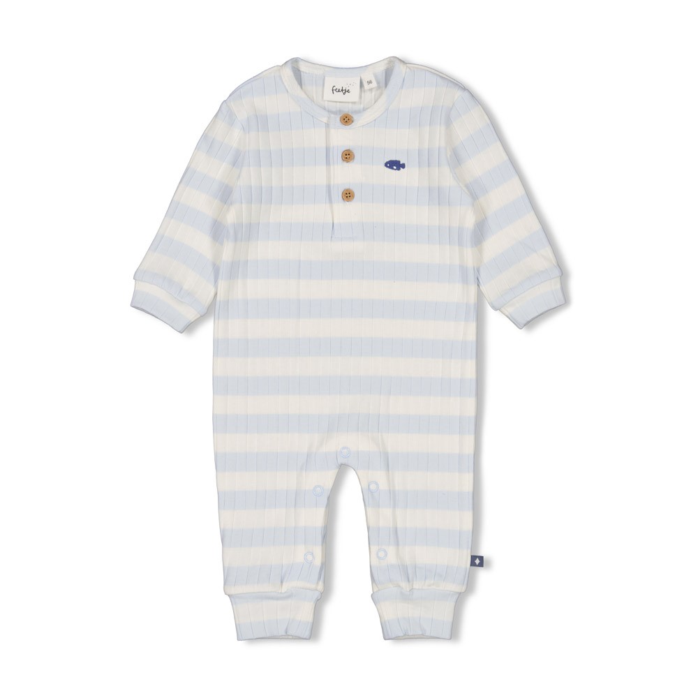 Feetje | Kruippak Boys Blue Ocean Stripes Blue