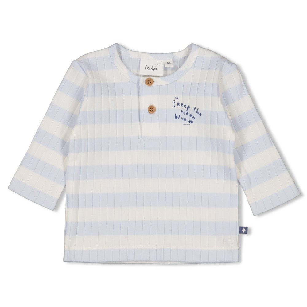 Feetje | T-shirt Boys Blue Ocean Longsleeve Stripes Blue