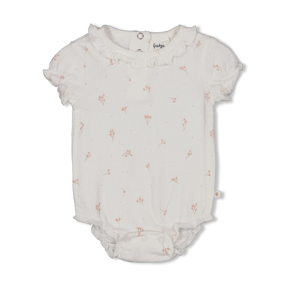 Feetje | Body Girls Delicate Flower Off White