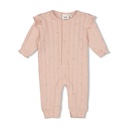 Feetje | Kruippak Girls Delicate Flower Light Pink