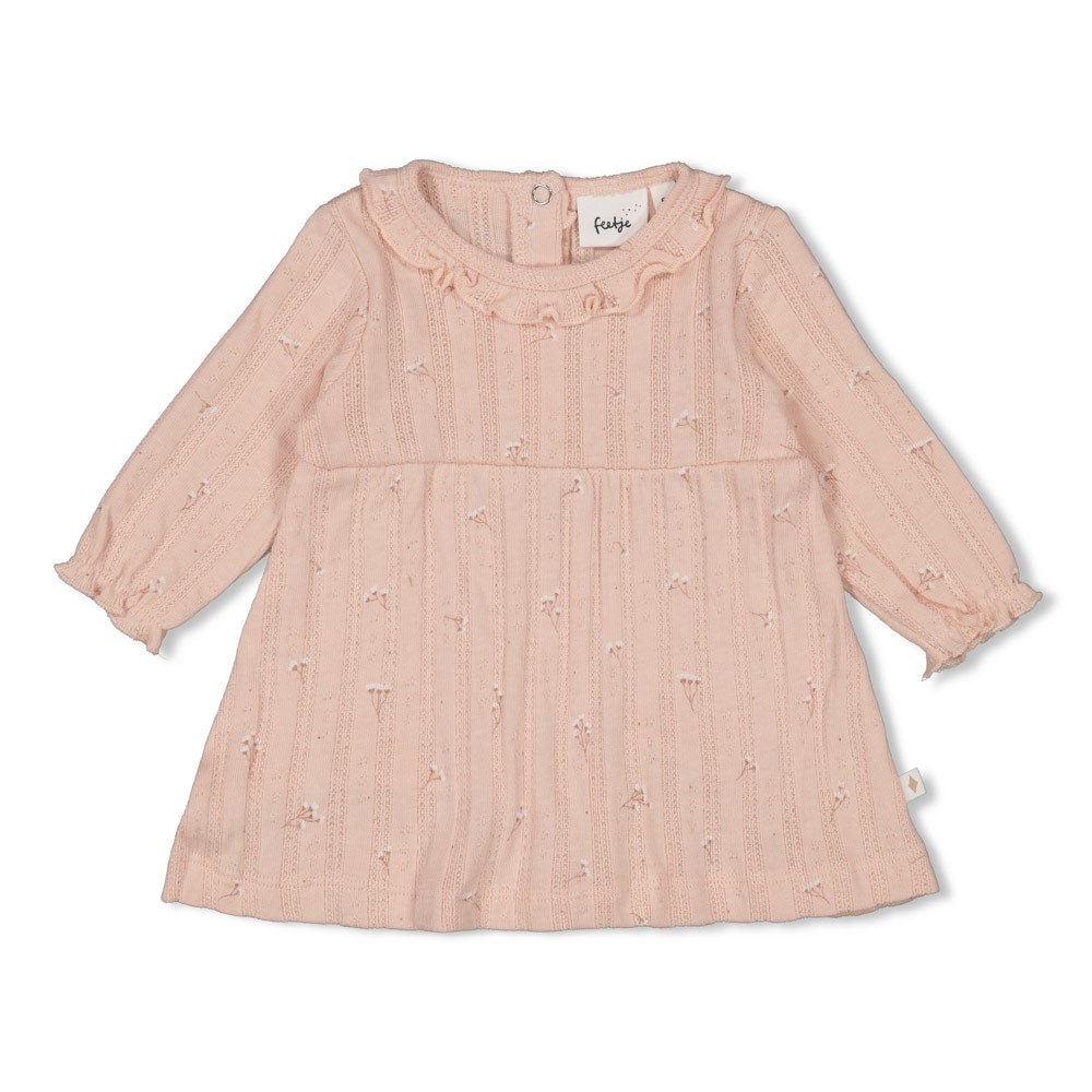 Feetje | Jurk Girls Delicate Flower Light Pink