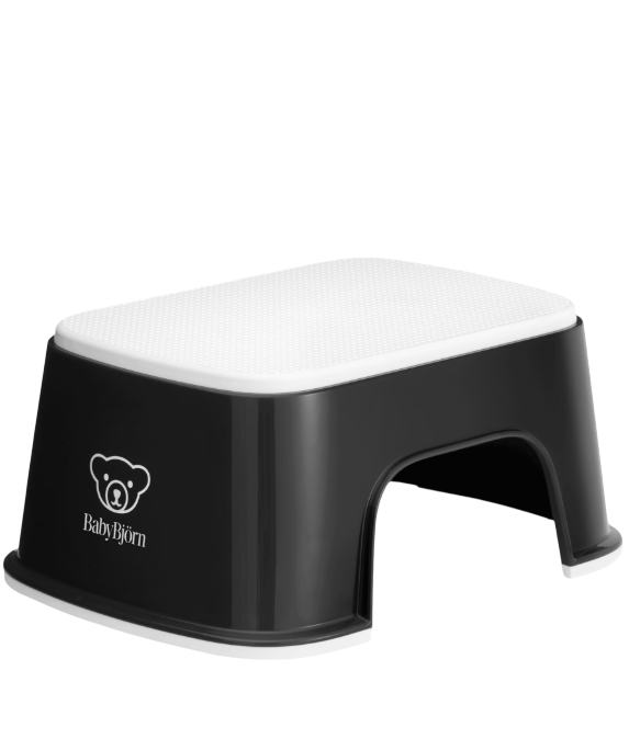 BabyBjorn | Opstapje Step Stool Zwart/Wit H15,5cm