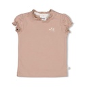 Feetje | T-shirt Girls Delicate Flower Taupe