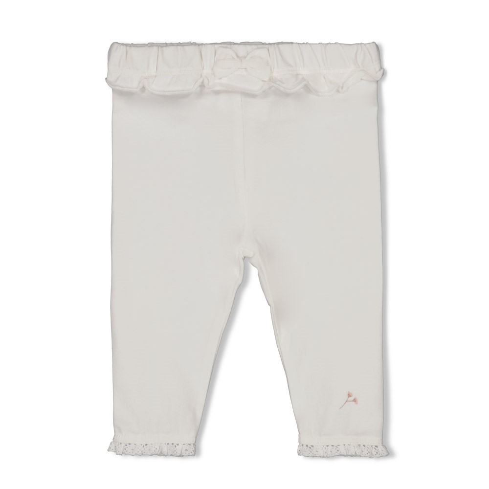 Feetje | Legging Girls Delicate Flower Off White