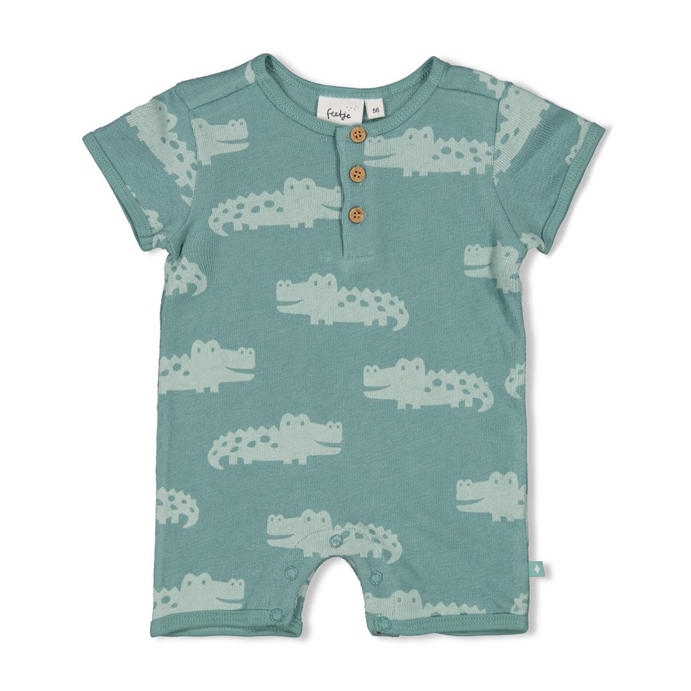 Feetje | Kruippak Boys You Croc My World Seagreen