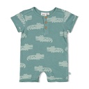 Feetje | Kruippak Boys You Croc My World Seagreen