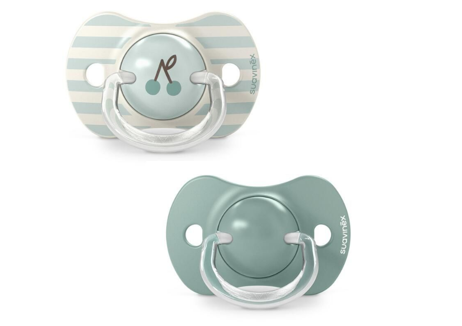 Suavinex | Fopspeen Birdies Siliconen SXPRO Groen +18M 2-pack 