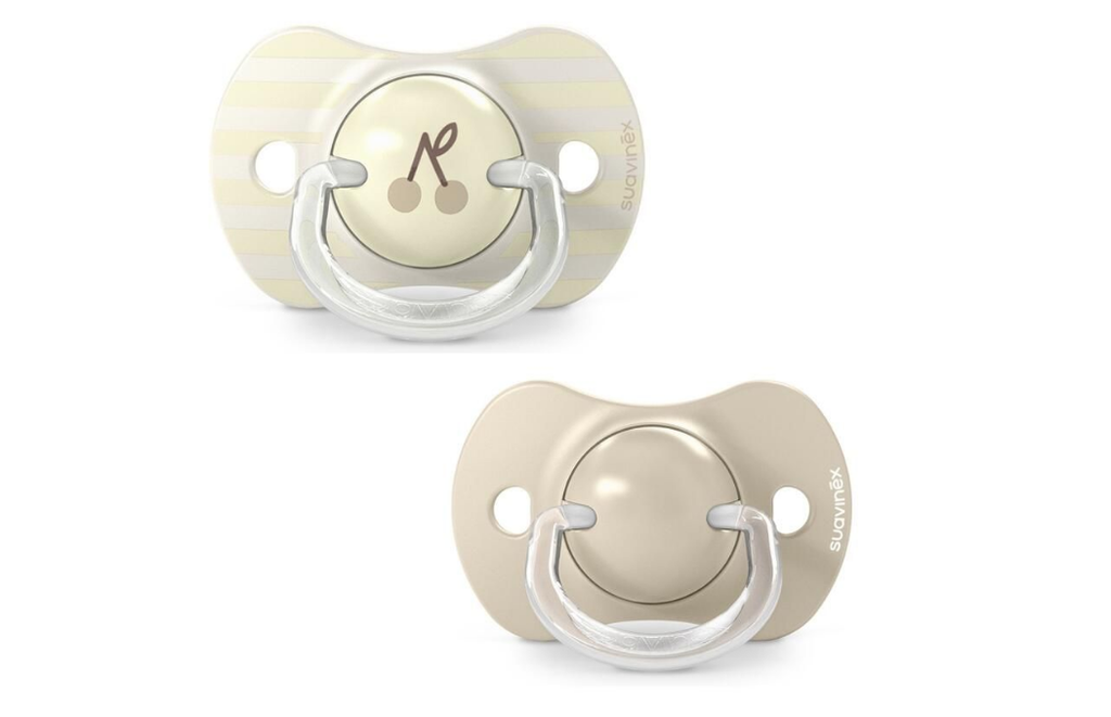 Suavinex | Fopspeen Birdies Siliconen SXPRO Beige +18M 2-pack