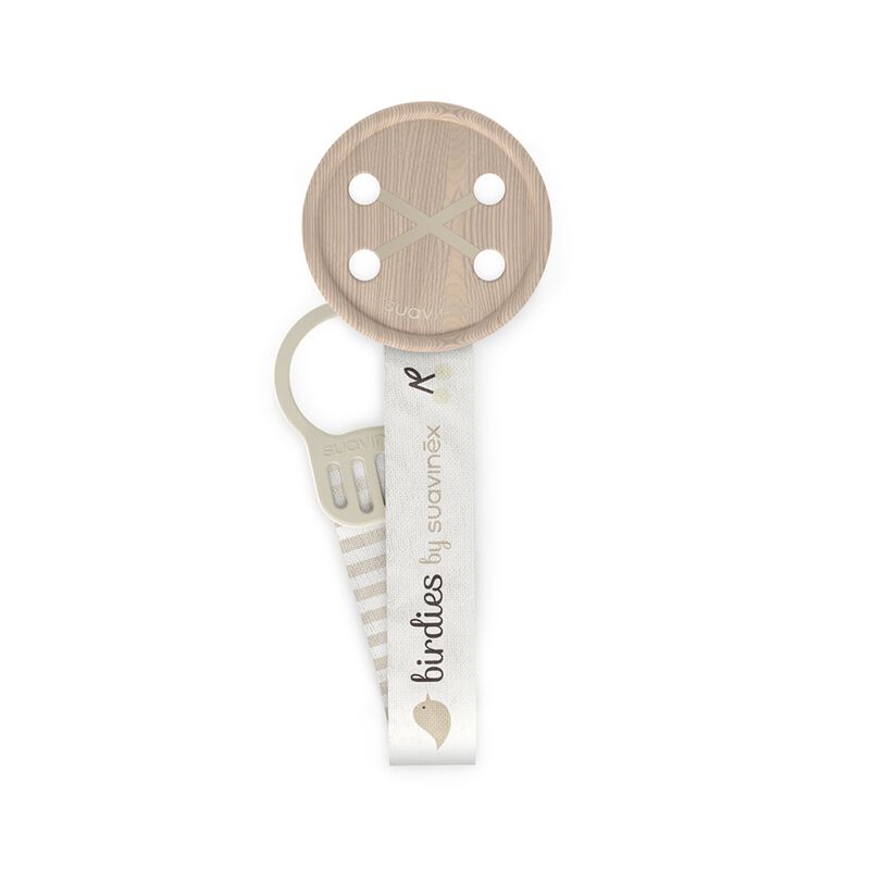 Suavinex | Fopspeenketting Birdies Lint Beige