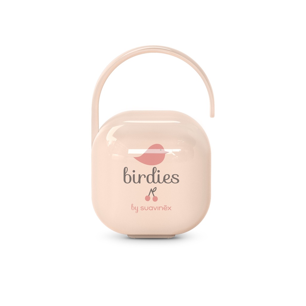 Suavinex | Fopspeenhouder Birdies Roze