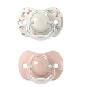 Suavinex | Fopspeen Birdies SXPRO Siliconen Roze 0/6m 2-pack 