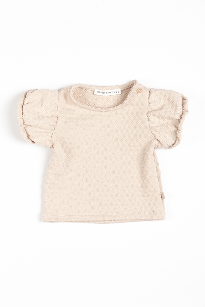 Bamboom | T-shirt Girls Puff Almond Cream 