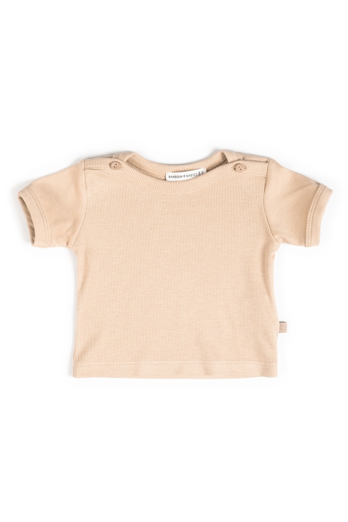 Bamboom | T-Shirt Boys Striped Mustard