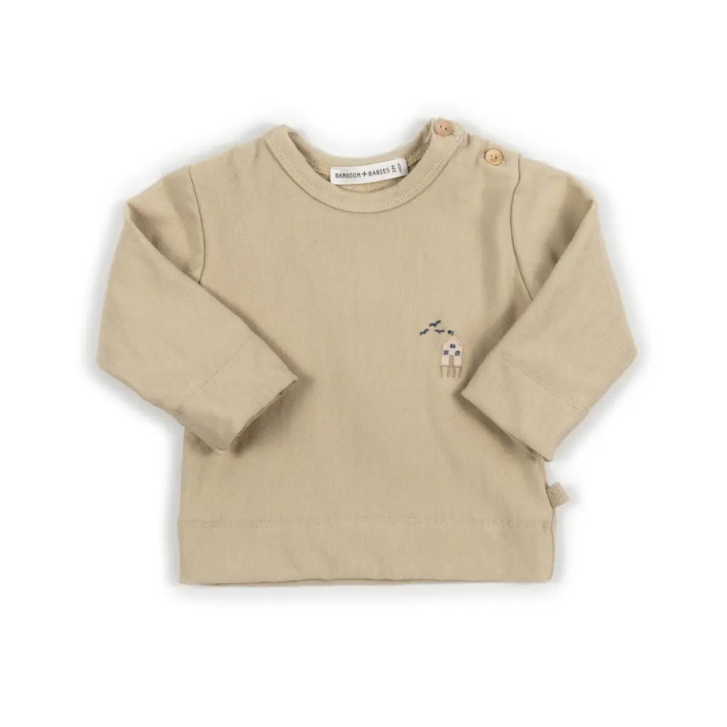 Bamboom | T-shirt Boys Longsleeve Light Mustard