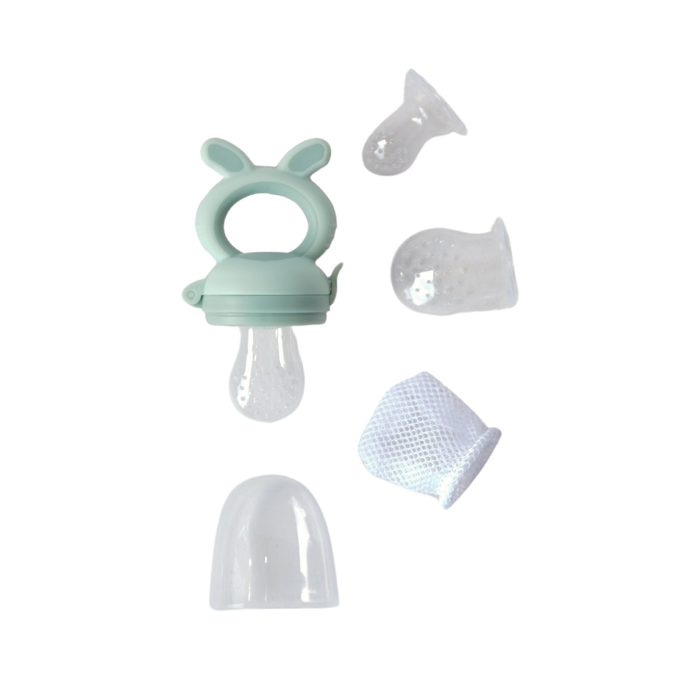 Bo Jungle | Sabbelspeen Fruit Feeder 4in1 Jade