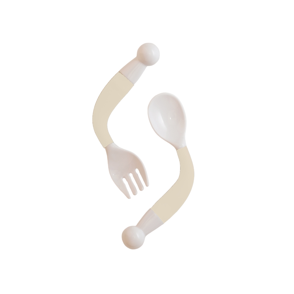 Bo Jungle | Bestek B-Bendable Spoon & Fork Dune