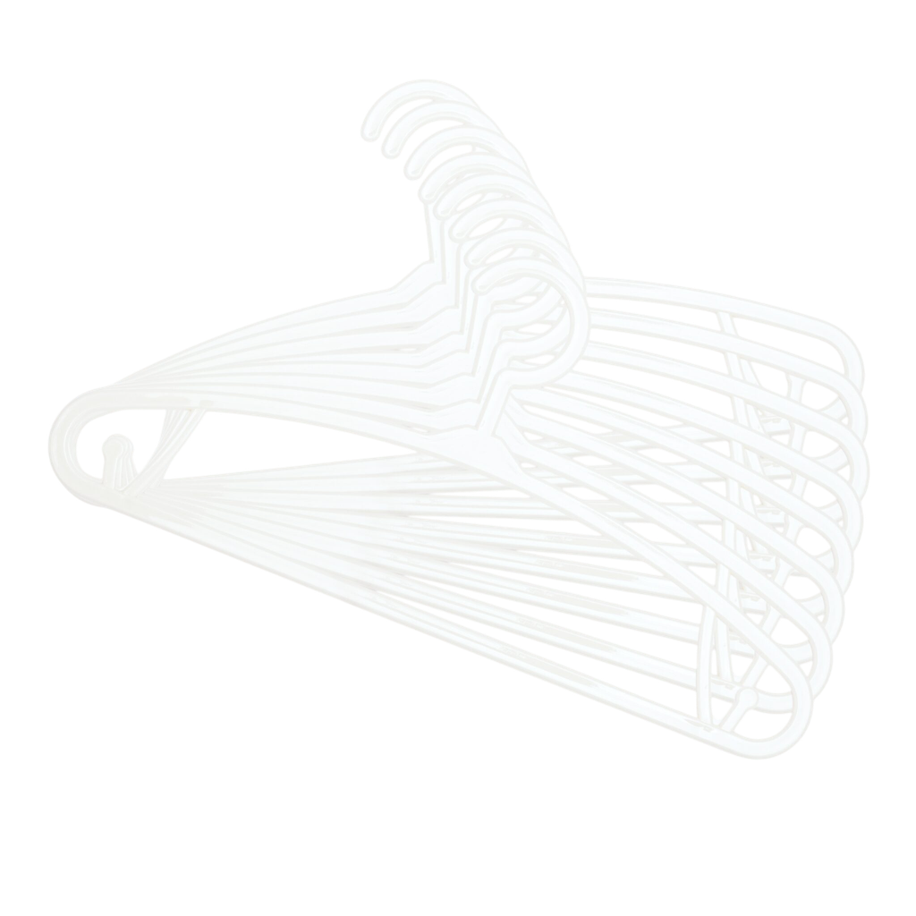Bo Jungle | Kleerhanger Wit 8-pack