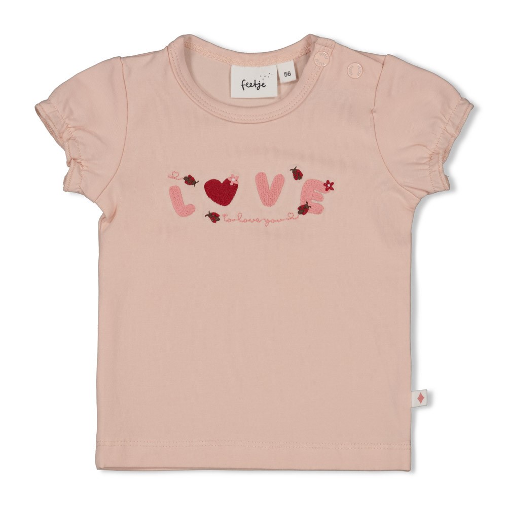 Feetje | T-shirt Girls Ladybug Light Pink
