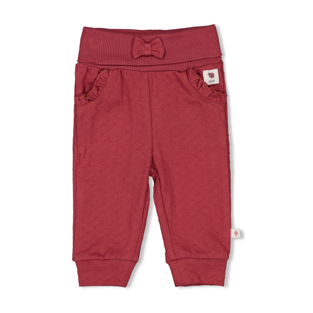 Feetje | Broek Girls Ladybug Berry