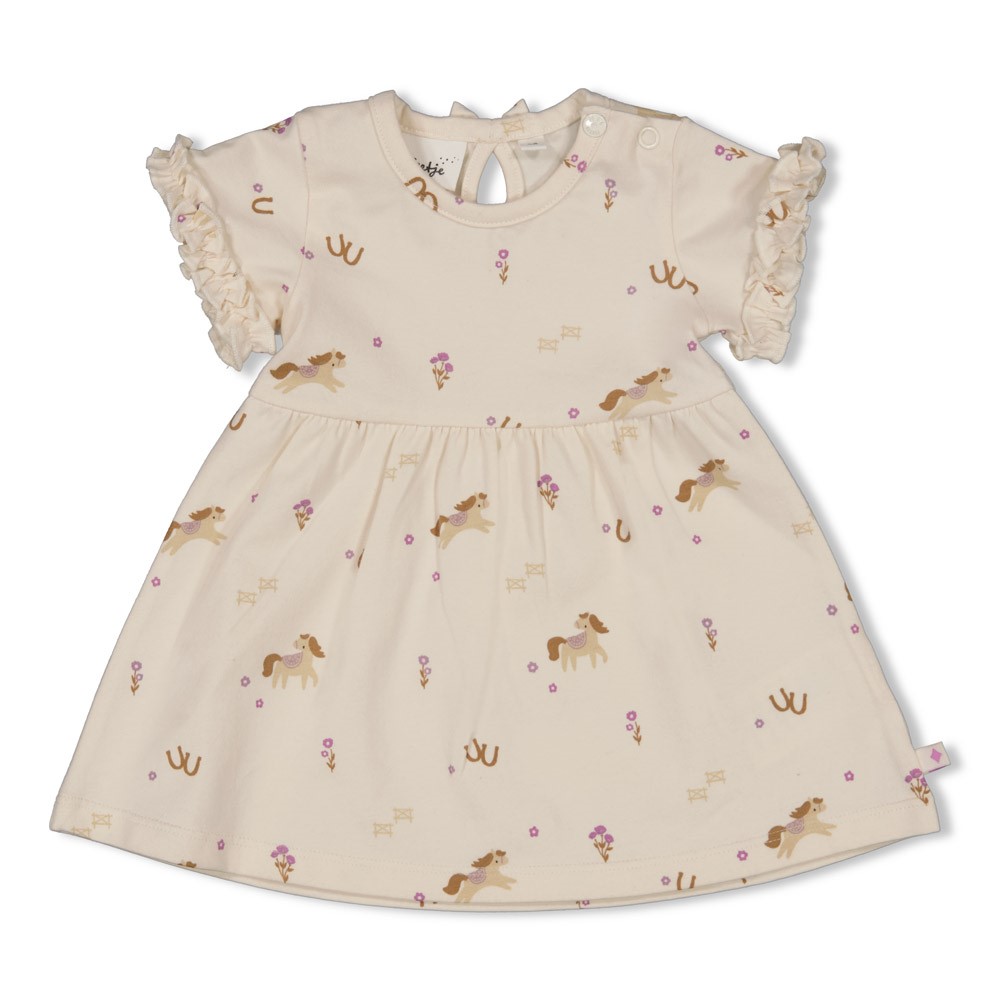 Feetje | Jurk Girls Flower Ranch Off White