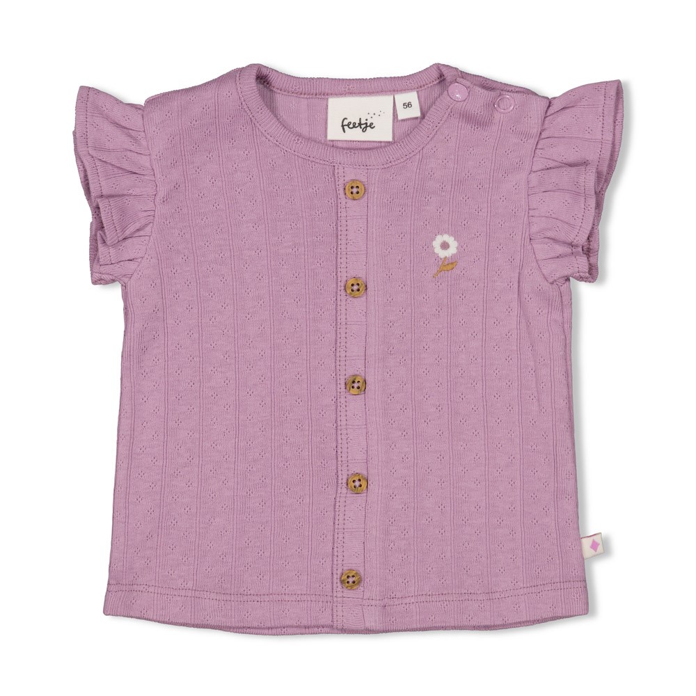 Feetje | T-shirt Girls Flower Ranch Violet