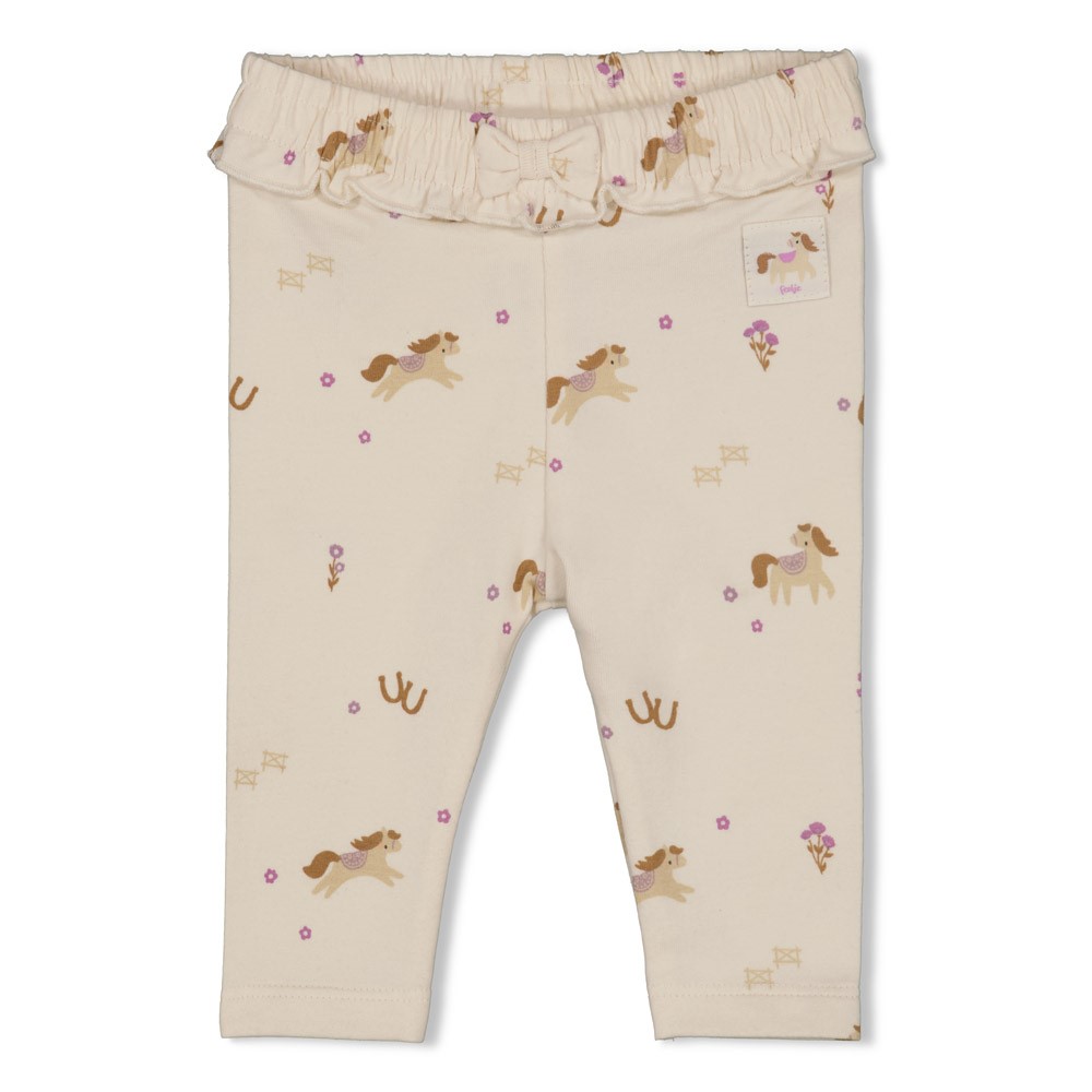 Feetje | Legging Girls Flower Ranch Off White