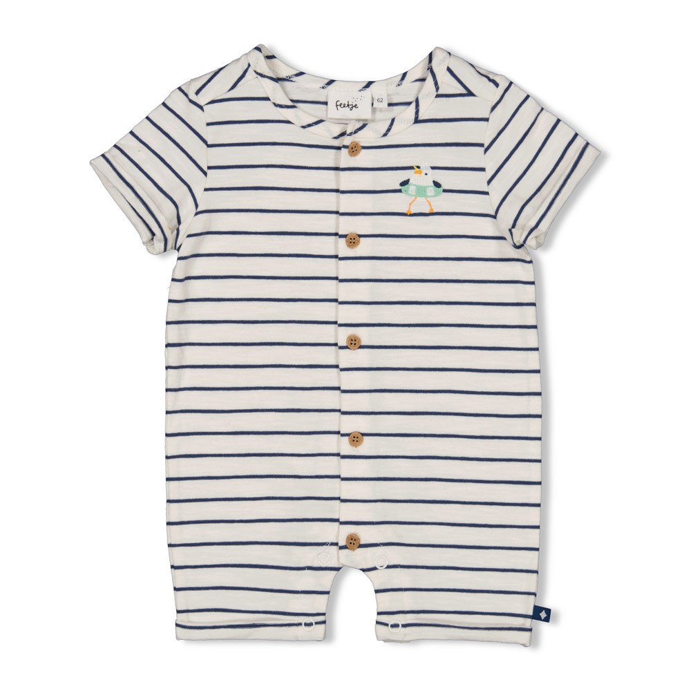 Feetje | Kruippak Boys Seaside Happiness Off White