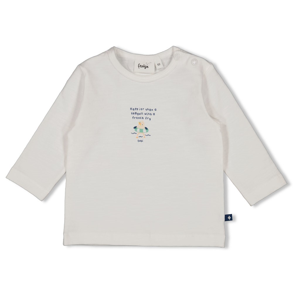 Feetje | T-shirt Boys Seaside Happiness Off White
