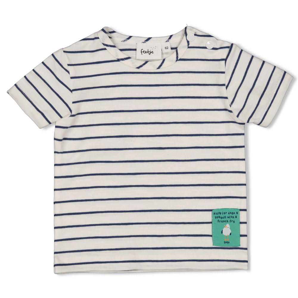 Feetje | T-shirt Boys Seaside Happiness Off White