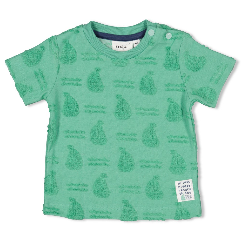 Feetje | T-shirt Boys Seaside Happiness Green