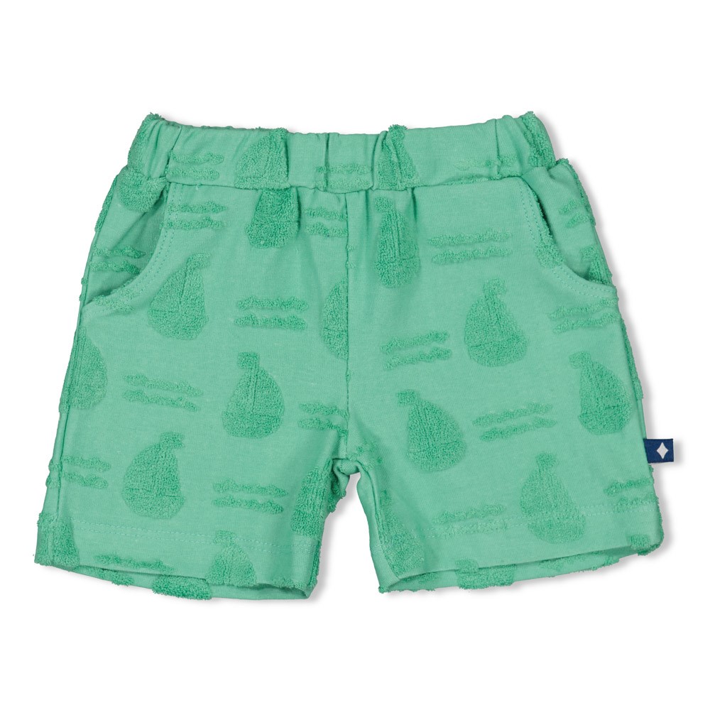 Feetje | Short Boys Seaside Happiness Green