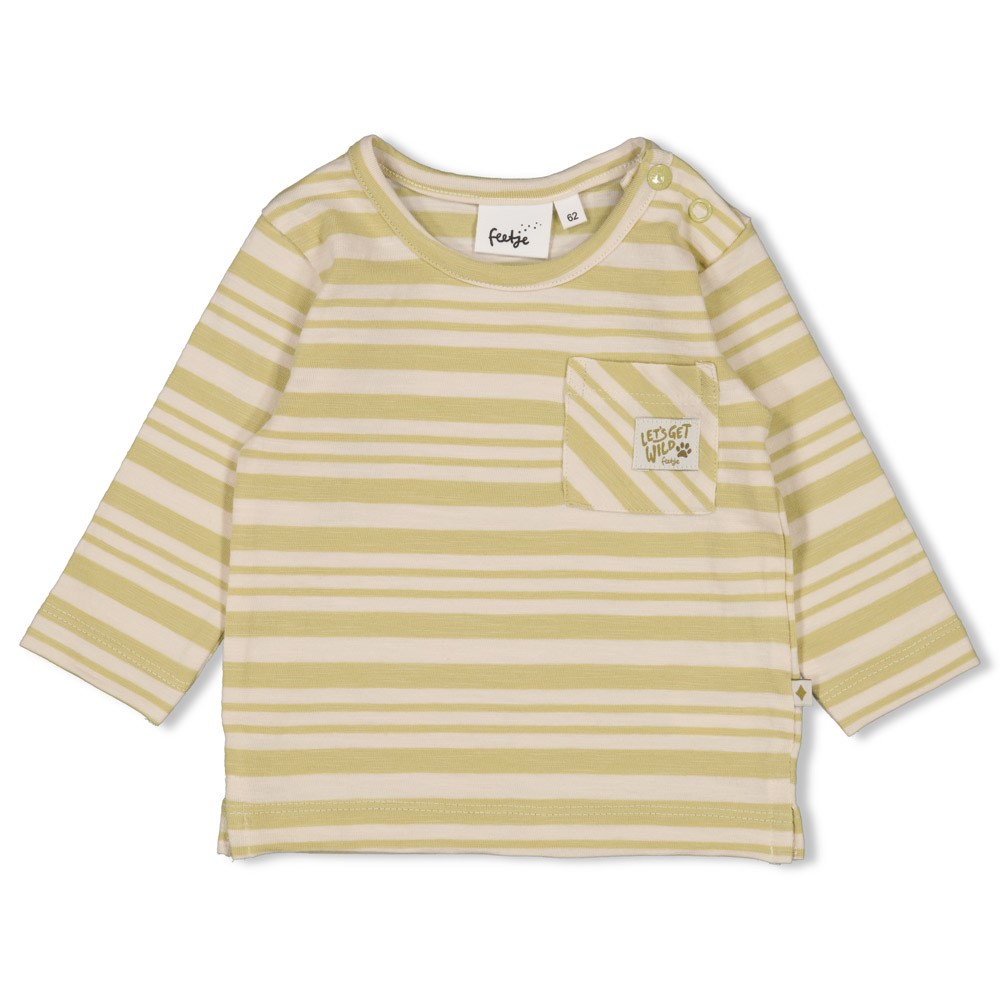 Feetje | T-shirt Boys Safari Savage Longsleeve Green