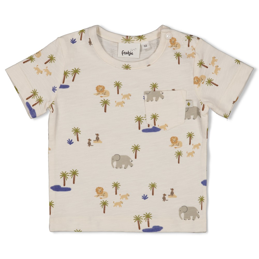 Feetje | T-shirt Boys Safari Savage Off White