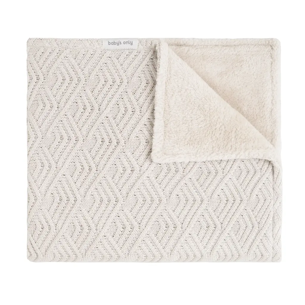 Baby's Only | Deken Wieg Sierra Teddy Warm Linnen 70x95cm