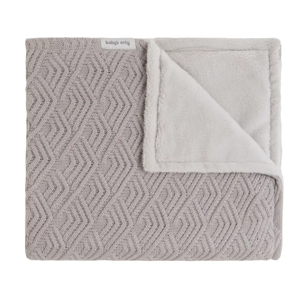 Baby's Only | Deken Ledikant Sierra Teddy Urban Taupe 100x135cm