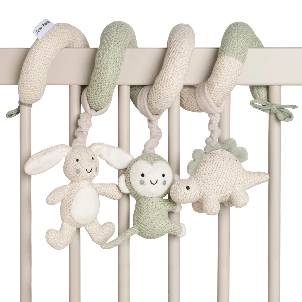 Baby's Only | Activiteitenspiraal Animals Laurel Green/Warm Linnen