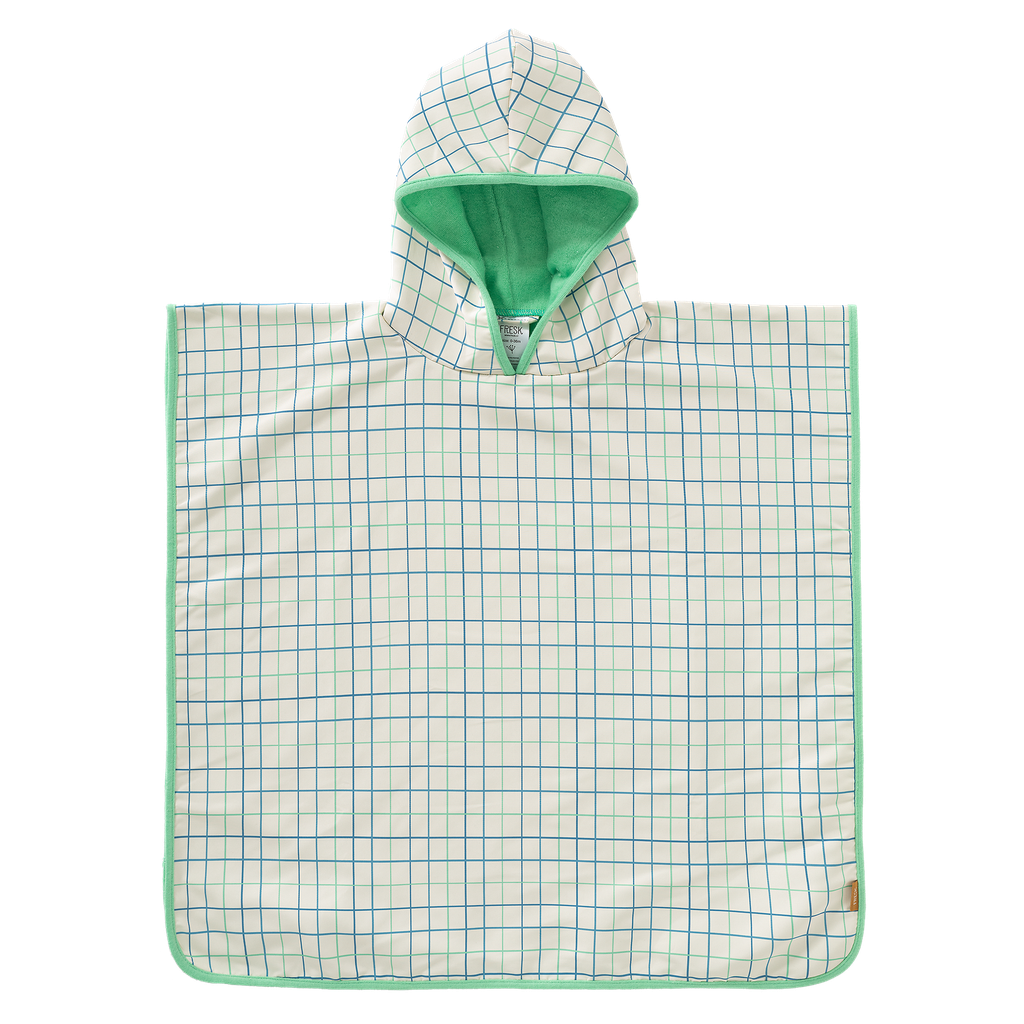 Fresk | Poncho Boys Classic Check Groen 0-36m