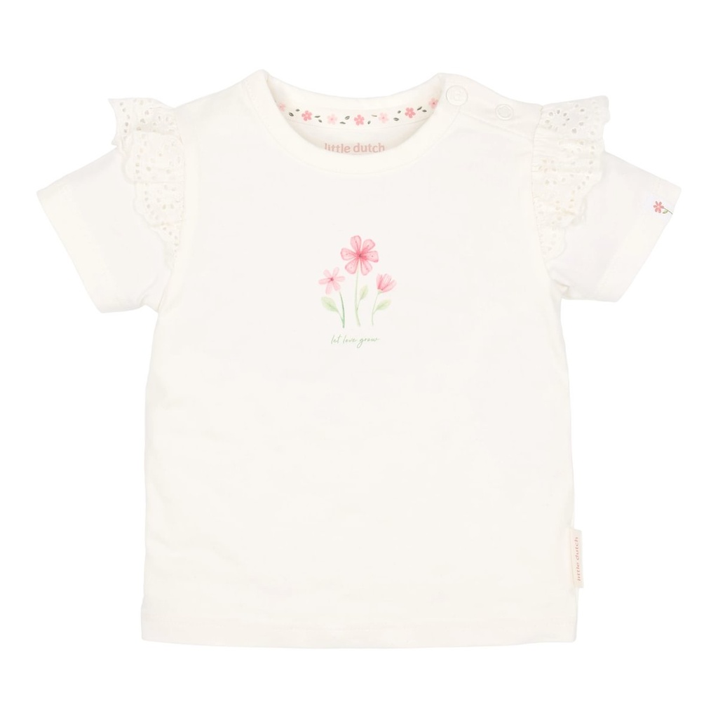 Little Dutch | T-shirt Girls Fairy Garden Off White